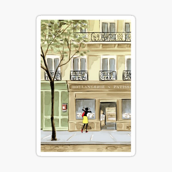 Bandette At The Boulangerie Sticker