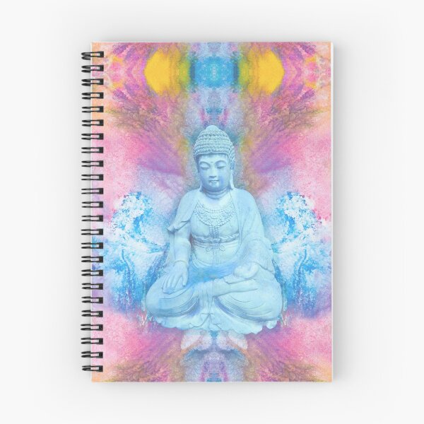 Item preview, Buddha with Reiki healing chakra colours designed and sold by BenitaJayne.