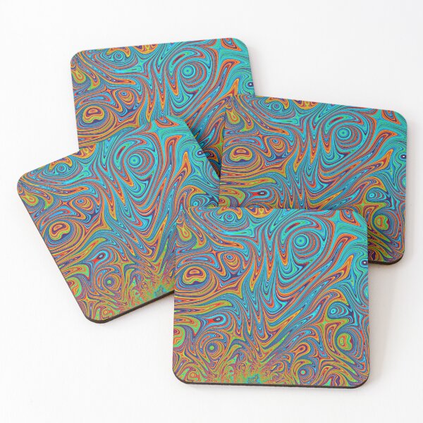 Item preview, Colorful Psychedelic Abstract designed and sold by Ksaavet.