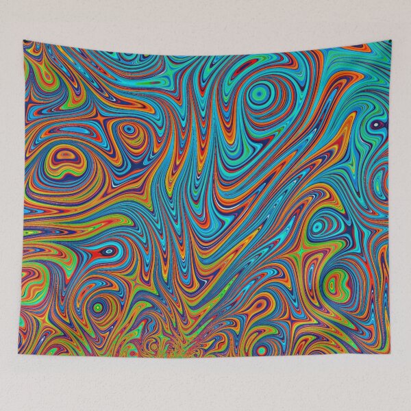 Item preview, Colorful Psychedelic Abstract designed and sold by Ksaavet.