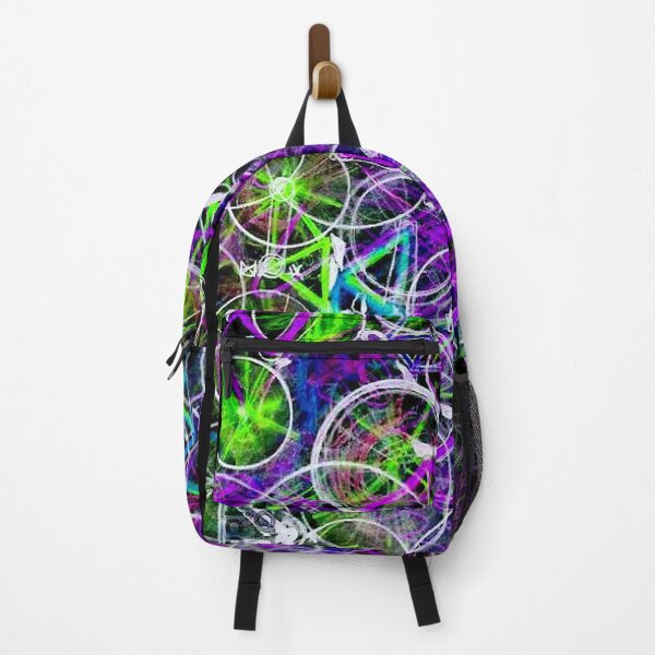 Item preview, BICYCLE MAZE COLLECTION : Psychedelic Hodge-Podge Abstract Print designed and sold by posterbobs.