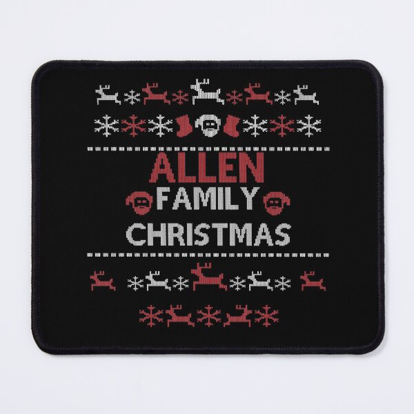 Item preview, Allen merry xmas holidays christmas family fun white cold  designed and sold by Thestarrysky.