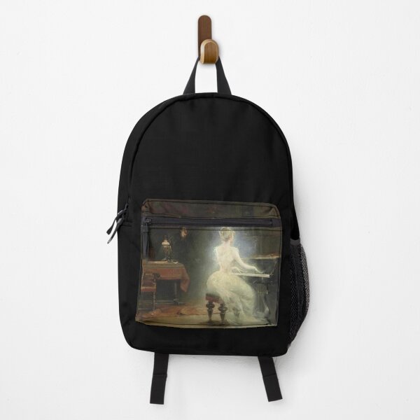 Item preview, Vintage Painting of Victorian Ghost Playing the Piano  designed and sold by Bellathewilde.