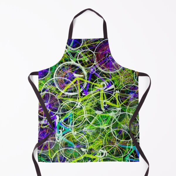 Item preview, BICYCLE MAZE COLLECTION : Psychedelic Whimsical Abstract Print designed and sold by posterbobs.