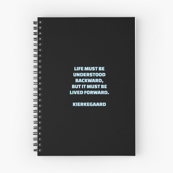 Item preview, Life must be understood backward, but it must be lived forward - philosophy  quotes - Kierkegaard designed and sold by Inspirationmotivation.