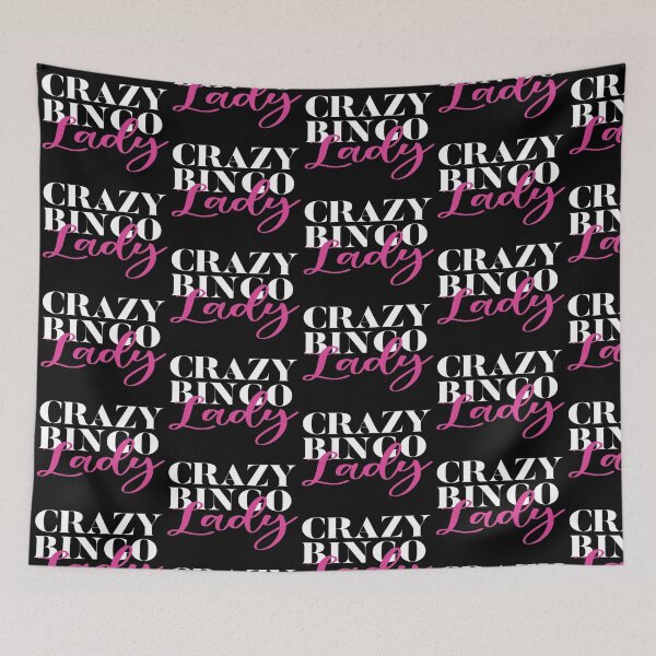Item preview, Crazy lady bingo design designed and sold by Rsagur12.