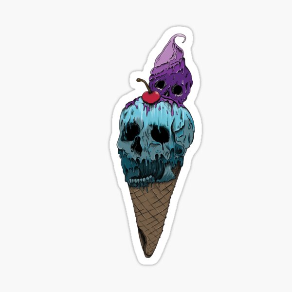 Expired Ice Cream Sticker
