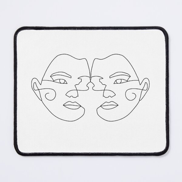 Item preview, Double Face Human Line Art  designed and sold by Mathildarts.
