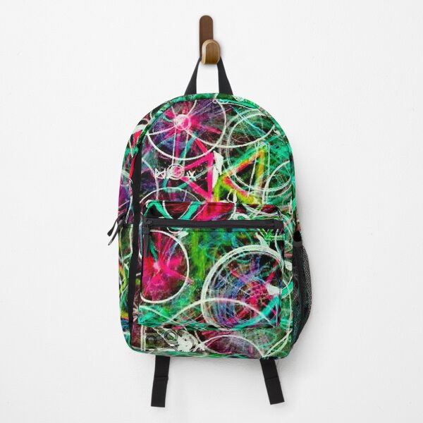 Item preview, BICYCLE MAZE COLLECTION : Psychedelic Fantasy Whimsical Abstract Print designed and sold by posterbobs.