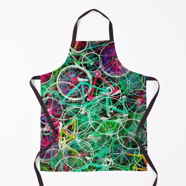 Item preview, BICYCLE MAZE COLLECTION : Psychedelic Fantasy Whimsical Abstract Print designed and sold by posterbobs.