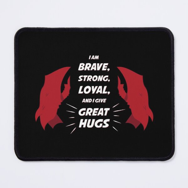 Item preview, Scorpia: I am BRAVE, STRONG, LOYAL, and I give GREAT HUGS - She Ra and the Princesses of Power designed and sold by spaceweevil.