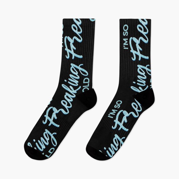 Item preview, I'm so Freaking Cold - Frosty Blue Text designed and sold by TheMajesticGoat.
