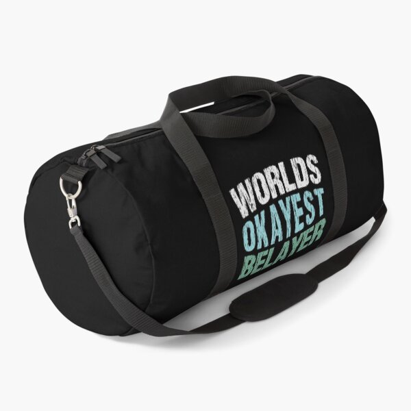 Item preview,  World's Okayest Belayer / Funny Sport Climb saying / Climbing Quote / Christmas Gifts / Vintage Design designed and sold by Houssemanthony.