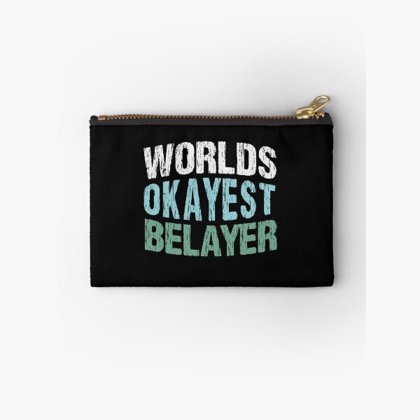 Item preview,  World's Okayest Belayer / Funny Sport Climb saying / Climbing Quote / Christmas Gifts / Vintage Design designed and sold by Houssemanthony.