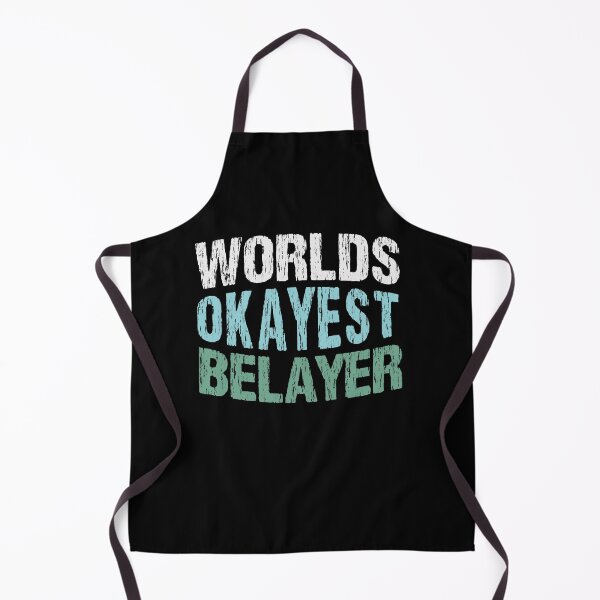 Item preview, World's Okayest Belayer / Funny Sport Climb saying / Climbing Quote / Christmas Gifts / Vintage Design designed and sold by Houssemanthony.