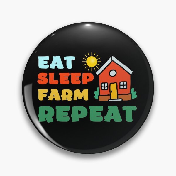 Item preview, Eat Sleep Farm Repeat for Farmers designed and sold by appareltolove.