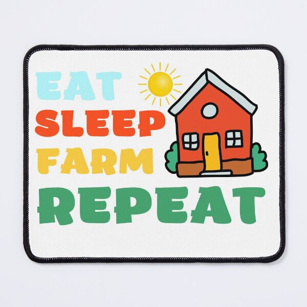 Item preview, Eat Sleep Farm Repeat for Farmers (light) designed and sold by appareltolove.
