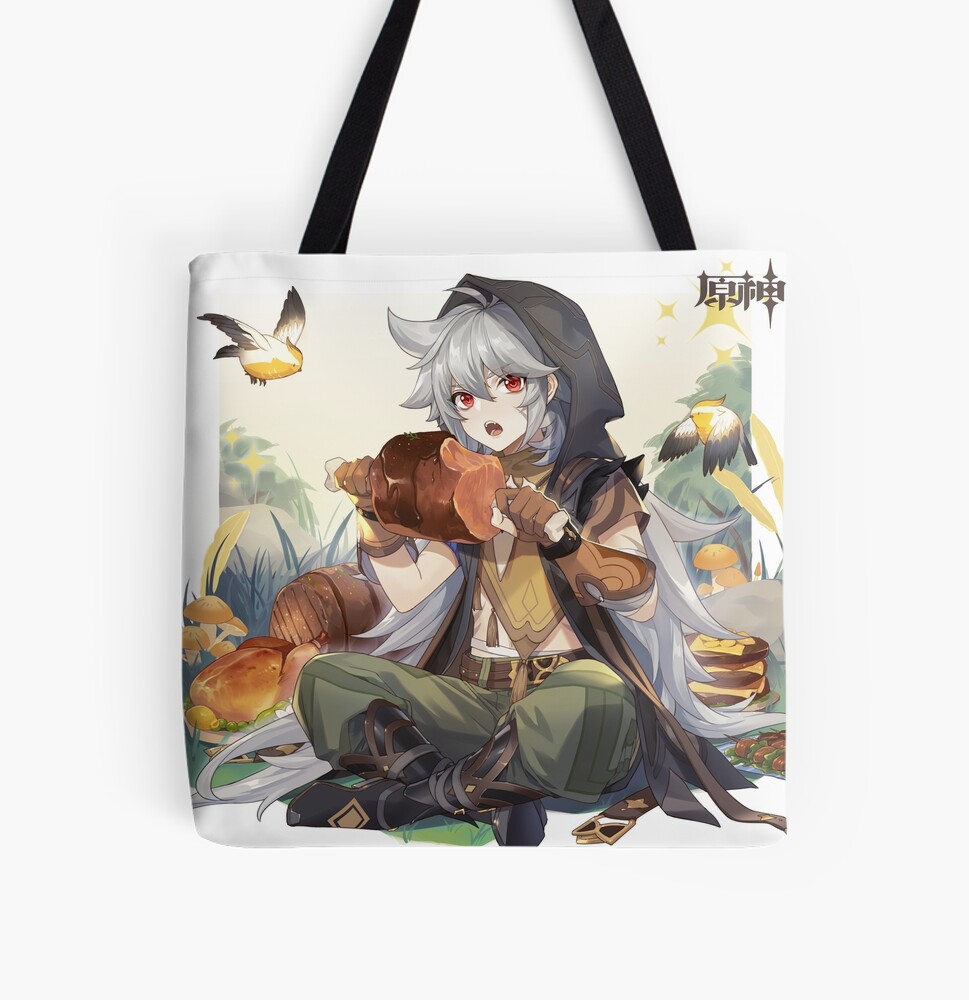 Tuch for Sale mit Genshin Impact – Offizielles Geburtstagskunstwerk von  Razor 2021 von Krimsy | Redbubble