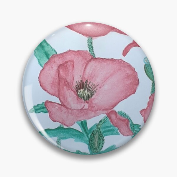Item preview, Red Poppies watercolour designed and sold by Wyverntales.