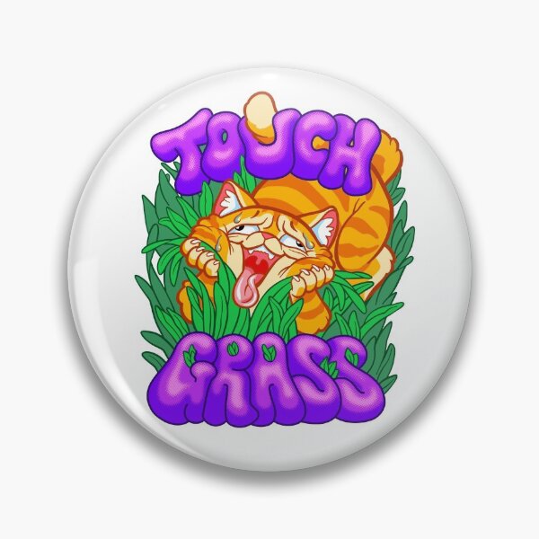 Item preview, Touch Grass Cat designed and sold by ctkrstudio.