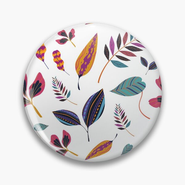 Item preview, Happy Leaves Pattern - Botanical Pattern - Colorful Leaves - Playful Leaves designed and sold by Aktavrh.
