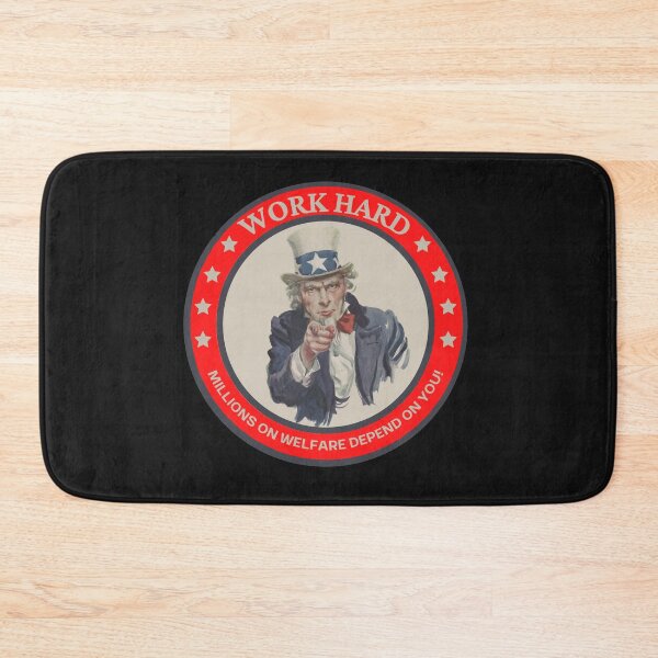 Item preview, Work hard millions on welfare depend on you designed and sold by SmartTShirtTime.