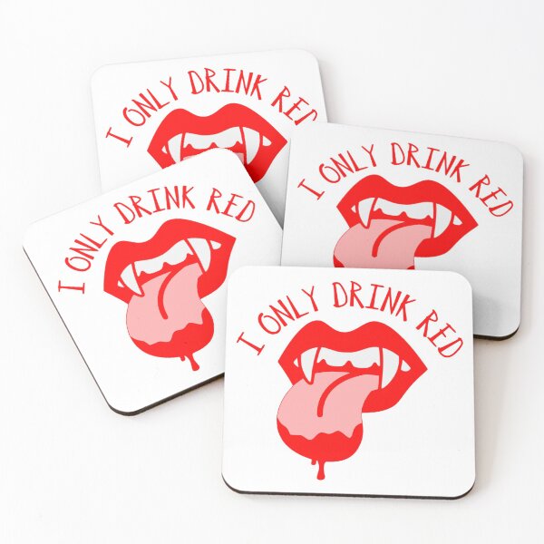 Item preview, I Only Drink Red - Vampire  designed and sold by purplevamp.