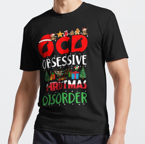 Details about   OCD Obsessive Christmas Disorder Red Men's Tee Cute Holiday Gift