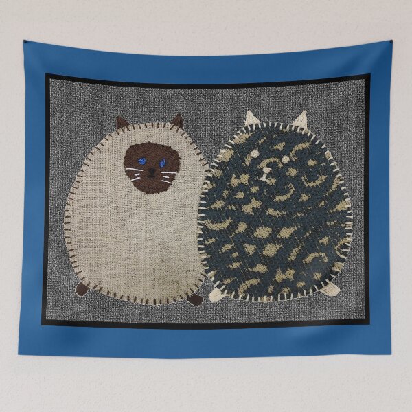 Item preview, 2 Mini Fat Cats #2 Digitally Enhanced Image designed and sold by ErinBrieArt.