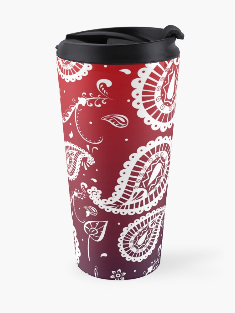Alternate view of Paisley Passion Travel Coffee Mug