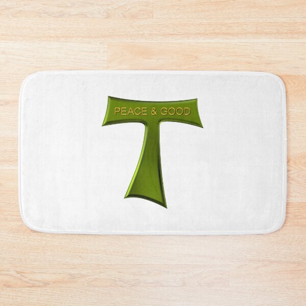 Item preview, Green Copper Look Franciscan Tau Cross Peace And Good designed and sold by Artist4God.