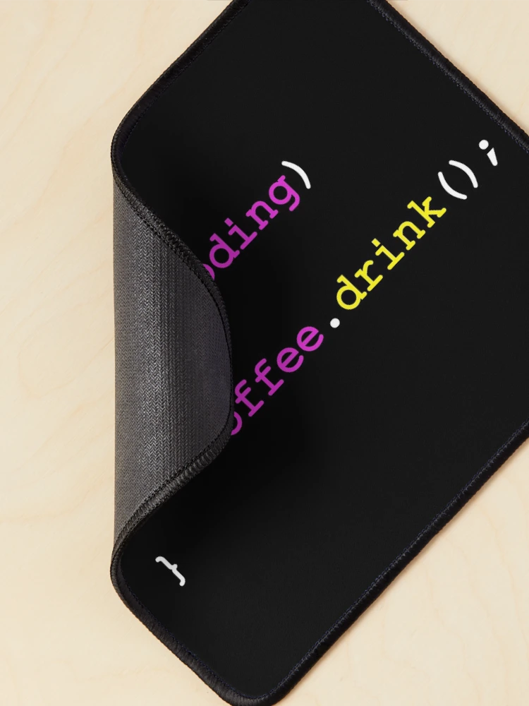 Thumbnail 2 of 5, Mouse Pad, Developers coding - While code... designed and sold by nanarts.