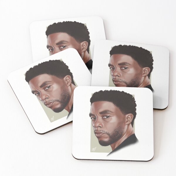 Item preview, Chadwick Boseman Portrait designed and sold by Scottie-Draws.
