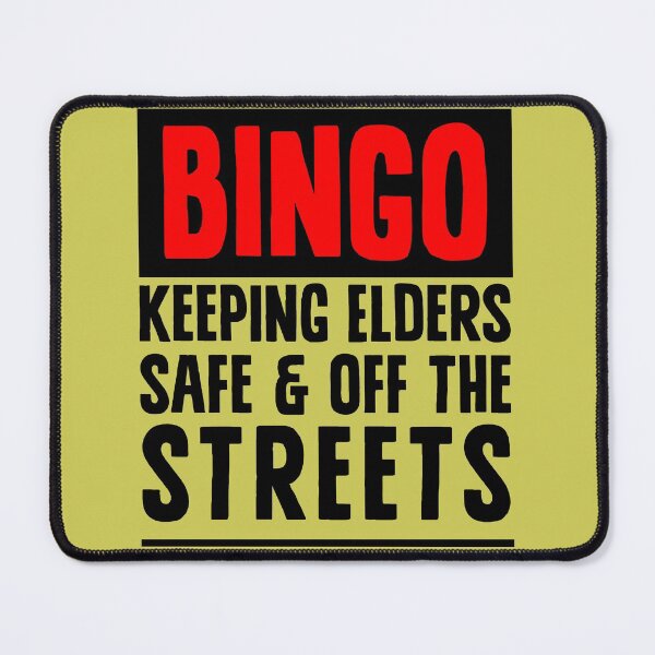 Item preview, BINGO - keeping elders safe and off the streets designed and sold by sandpiperstudio.