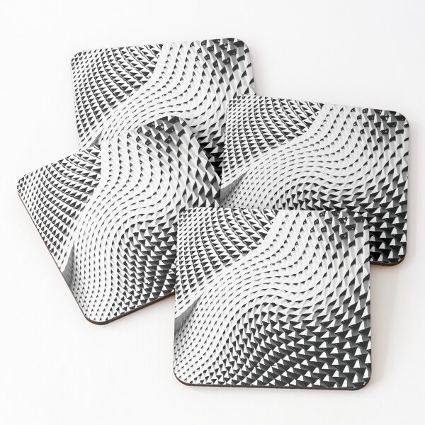 Item preview, Architectural black and white op art pattern  designed and sold by urban-color.