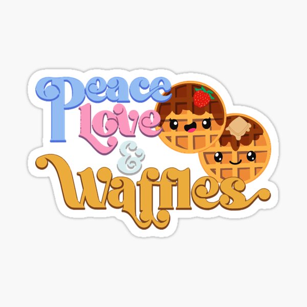 peace love and waffles menu