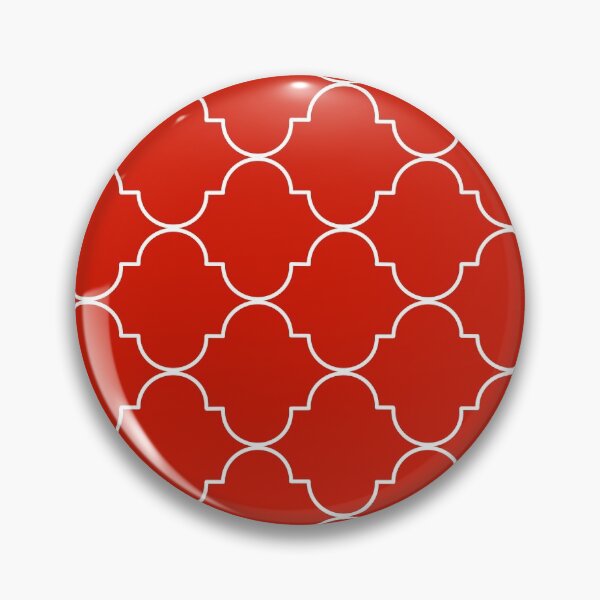 Item preview, Red with White Quatrefoil Pattern designed and sold by Gsallicat.