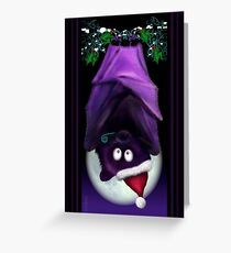 SNUGBAT XMAS GOTH CHRISTMAS Greeting Card
