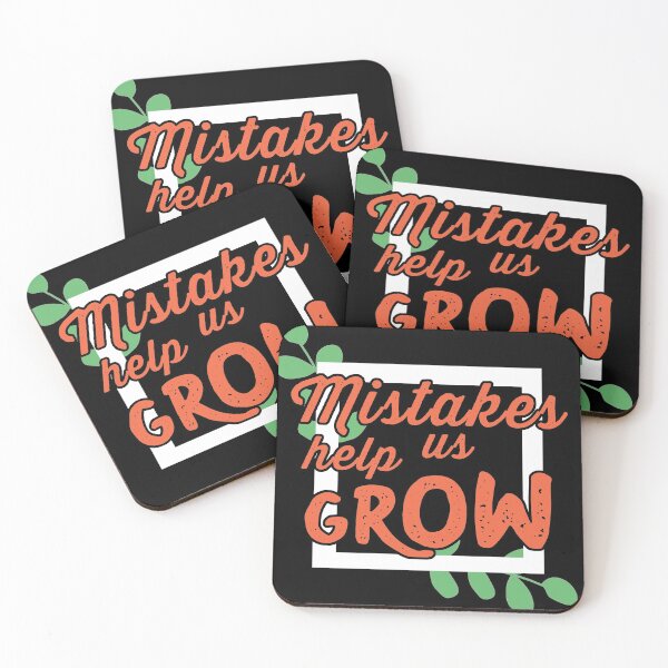 Item preview, Mistakes Help Us Grow - Teacher Student Positive Inspiration designed and sold by wingstar.