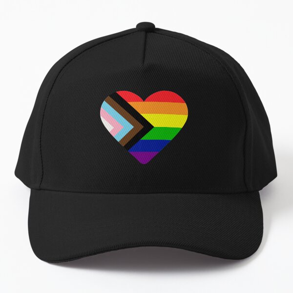 Aperçu de l'œuvre Coeur de drapeau de fierté de progrès créée et vendue par NYXFN.