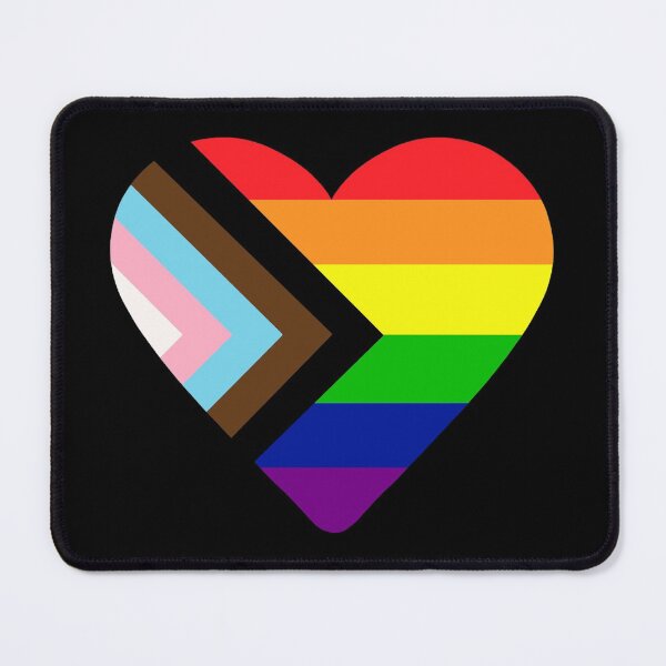 Item preview, Progress Pride Flag Heart designed and sold by NYXFN.