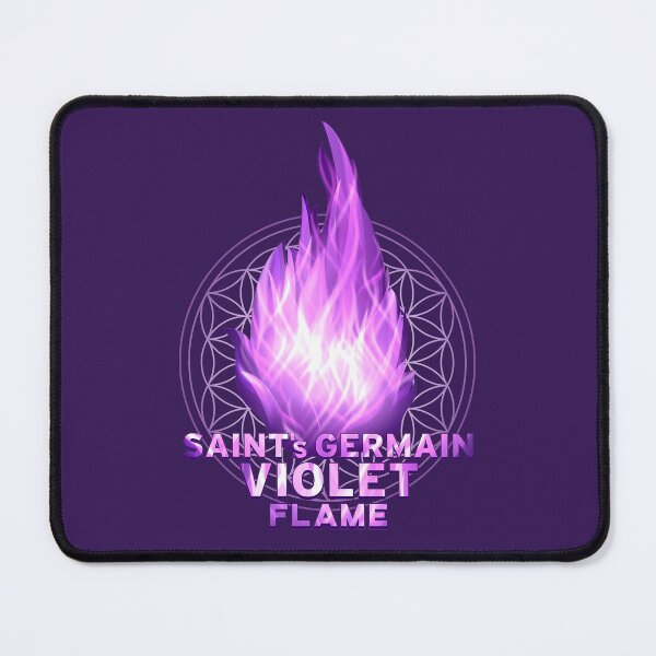 Item preview, The Sacred Saint Germain's Violet Flame - "Heal Yourselves!" designed and sold by DaviAguiArtes.