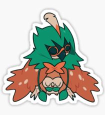 Rowlet/Decidueye Sticker