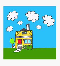 Yellow house Photographic Print