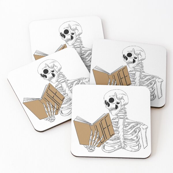 Item preview, Reading Skeleton designed and sold by joellesartshop.
