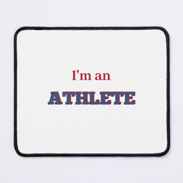 Item preview, I'm an ATHLETE - Blue designed and sold by writeshaz.
