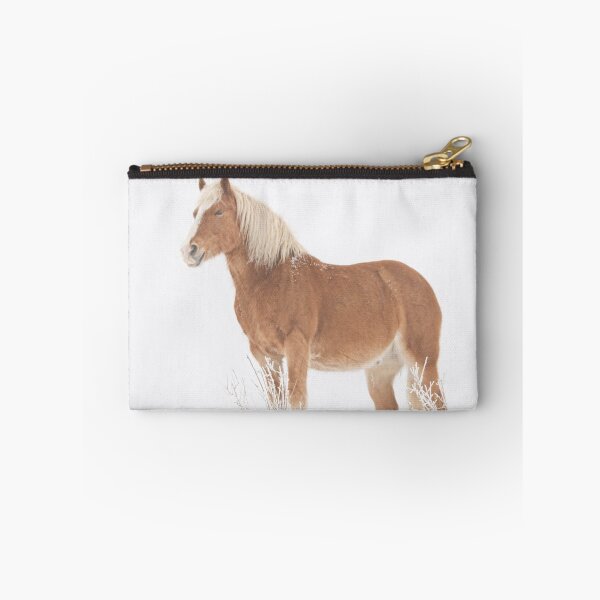 Item preview, Smiling Palomino Horse in the Snow designed and sold by Bo Insogna.