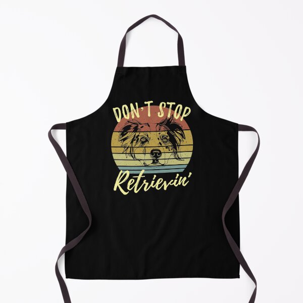 Item preview, Retro Don't Stop Retrievin' Australian Shepherd designed and sold by Zurickdesigns.