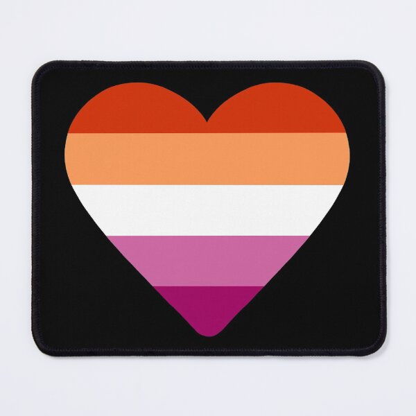 Item preview, Lesbian Pride Flag Heart designed and sold by NYXFN.