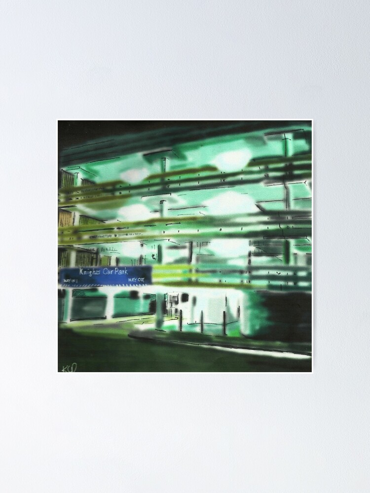 "Knights Car Park Temple Cowley, Oxford" Poster for Sale by Kyleacharisse Redbubble